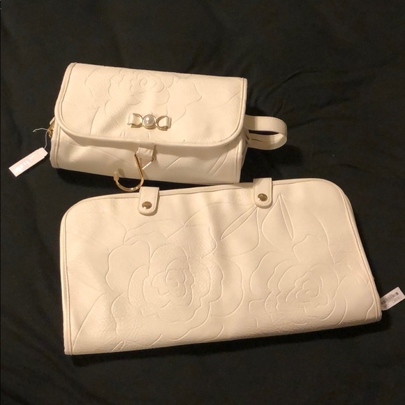charming charlies Handbags - Makeup & jewelry travel organizing bags NWT